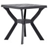 Table de bistro Anthracite 70x70x72 cm Plastique 