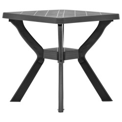 Table de bistro Anthracite 70x70x72 cm Plastique 