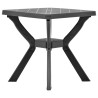 Table de bistro Anthracite 70x70x72 cm Plastique 