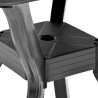 Table de bistro Anthracite 70x70x72 cm Plastique 