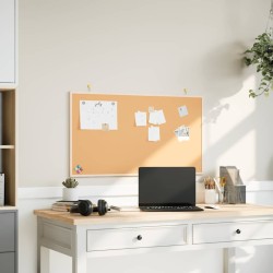 Tableau en liège avec cadre bois de pin massif 100x55 cm 