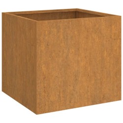 Jardinières 2 pcs 42x40x39 cm acier corten 