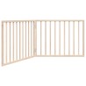 Barrière pour chien pliable 2 panneaux 160 cm bois de peuplier 