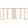 Barrière pour chien pliable 2 panneaux 160 cm bois de peuplier 