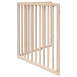 Barrière pour chien pliable 2 panneaux 160 cm bois de peuplier 