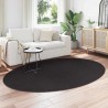 Tapis Noir 160 x 230 cm 100% Polyester 