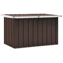 Boîte de rangement de jardin Marron 109x67x65 cm 