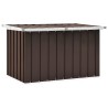 Boîte de rangement de jardin Marron 109x67x65 cm 