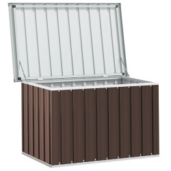 Boîte de rangement de jardin Marron 109x67x65 cm 