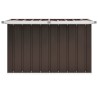 Boîte de rangement de jardin Marron 109x67x65 cm 