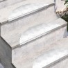 Marches d'escalier en aluminium 10 pcs antidérapantes 60x18 cm 
