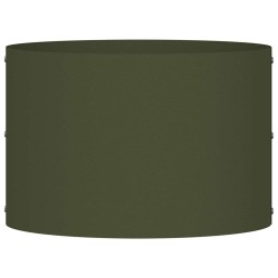 Pot en métal vert olive Vert olive Métal Moyen Jardinières 