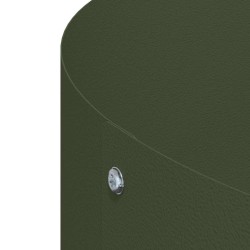 Pot en métal vert olive Vert olive Métal Moyen Jardinières 