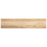 Appuis de fenêtre 2 pcs bois de chêne massif non traité 