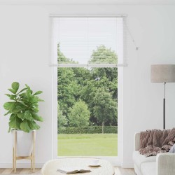 Store de Fenêtre avec des rideaux Autre Blanc 110 x 220 cm Aluminium 