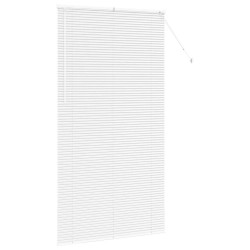 Store de Fenêtre avec des rideaux Autre Blanc 110 x 220 cm Aluminium 