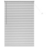 Store de Fenêtre avec des rideaux Autre Argenté 80 x 130 cm Aluminium 
