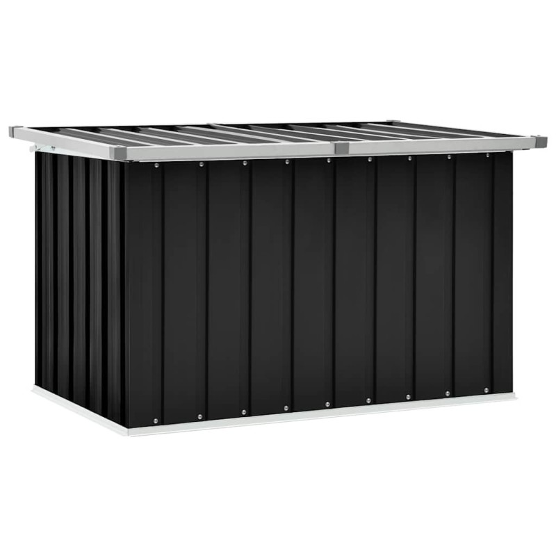 Boîte de rangement de jardin Anthracite 109x67x65 cm 