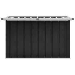 Boîte de rangement de jardin Anthracite 109x67x65 cm 
