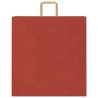 Sacs en papier 50 pcs avec poignées rouge 45x17x48 cm 