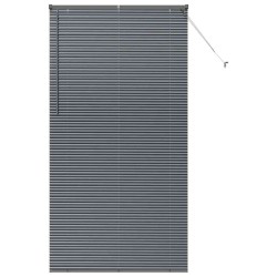 Store de Fenêtre Gris foncé 110 x 220 cm Aluminium 