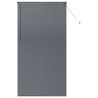 Store de Fenêtre Gris foncé 110 x 220 cm Aluminium 
