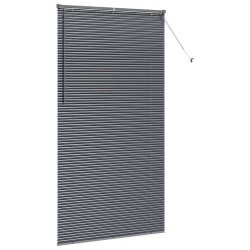 Store de Fenêtre Gris foncé 110 x 220 cm Aluminium 