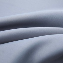 Rideaux occultants avec anneaux en métal 2 pcs Gris 140x225 cm 