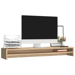 Support de moniteur Chêne Sonoma 100 x 24 x 13 cm Aggloméré 
