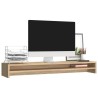 Support de moniteur Chêne Sonoma 100 x 24 x 13 cm Aggloméré 