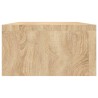 Support de moniteur Chêne Sonoma 100 x 24 x 13 cm Aggloméré 