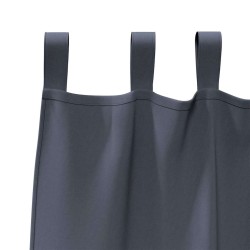 Rideaux 2 pcs Anthracite 260 x 140 cm Polyester 