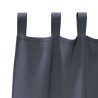 Rideaux 2 pcs Anthracite 260 x 140 cm Polyester 