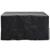 Housses de salon de jardin 2 pcs 8 œillets 180x70x90 cm 