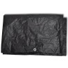 Housses de salon de jardin 2 pcs 8 œillets 180x70x90 cm 