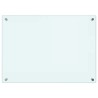 Dosserets de cuisine 2 pcs blanc 70x50 cm verre trempé 