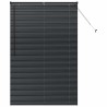 Store de Fenêtre avec des rideaux Autre Noir 80 x 130 cm Aluminium 