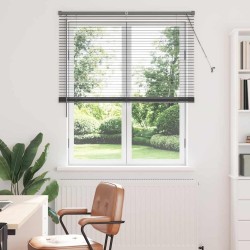 Store de Fenêtre Gris foncé 80 x 130 cm Aluminium 