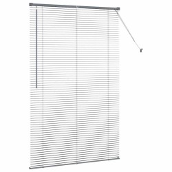 Store de Fenêtre Gris foncé 80 x 130 cm Aluminium 