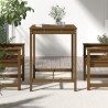 Table de jardin marron miel 82,5x82,5x110 cm bois massif de pin 