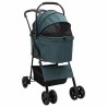 Poussette Pliante pour Animaux Réglable Vert 81 x 47 x 99 cm 