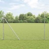 Clôture Hexagonale Grise Argent 1.6 x 10 m Acier galvanisé 