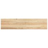 Marches d'escalier 2 pcs non traité bois de chêne massif 