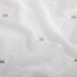 Rideaux 2 pcs Blanc 140 x 245 cm Polyester 