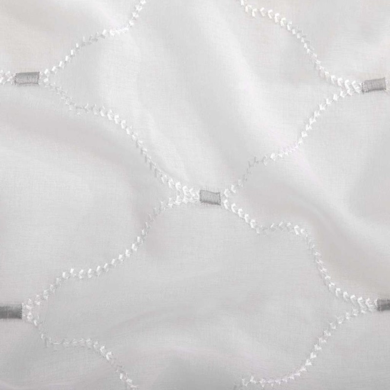 Rideaux 2 pcs Blanc 140 x 245 cm Polyester 