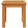 Table d'appoint de jardin 35x35x34 cm en bois massif d'acacia 