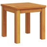 Table d'appoint de jardin 35x35x34 cm en bois massif d'acacia 