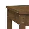 Banc de jardin à 2 places marron miel 203,5x44x45cm bois de pin 
