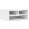 Support d'imprimante blanc 49x40x22,5 cm bois d'ingénierie 