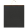 Sacs en papier 50 pcs avec poignées noir 45x17x48 cm 